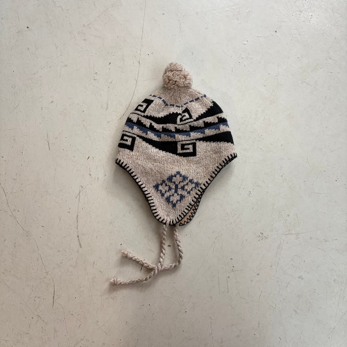 Clover Cap 빈티지 이어플랩 비니 M 상품이미지1