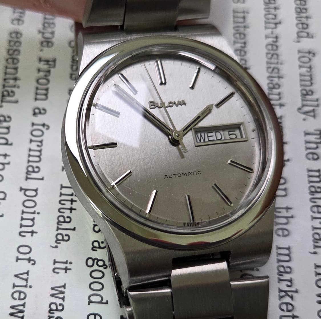 빈티지 부로바 데이데이트 실버다이얼 통줄 브레이슬릿 ver.
 상품이미지1