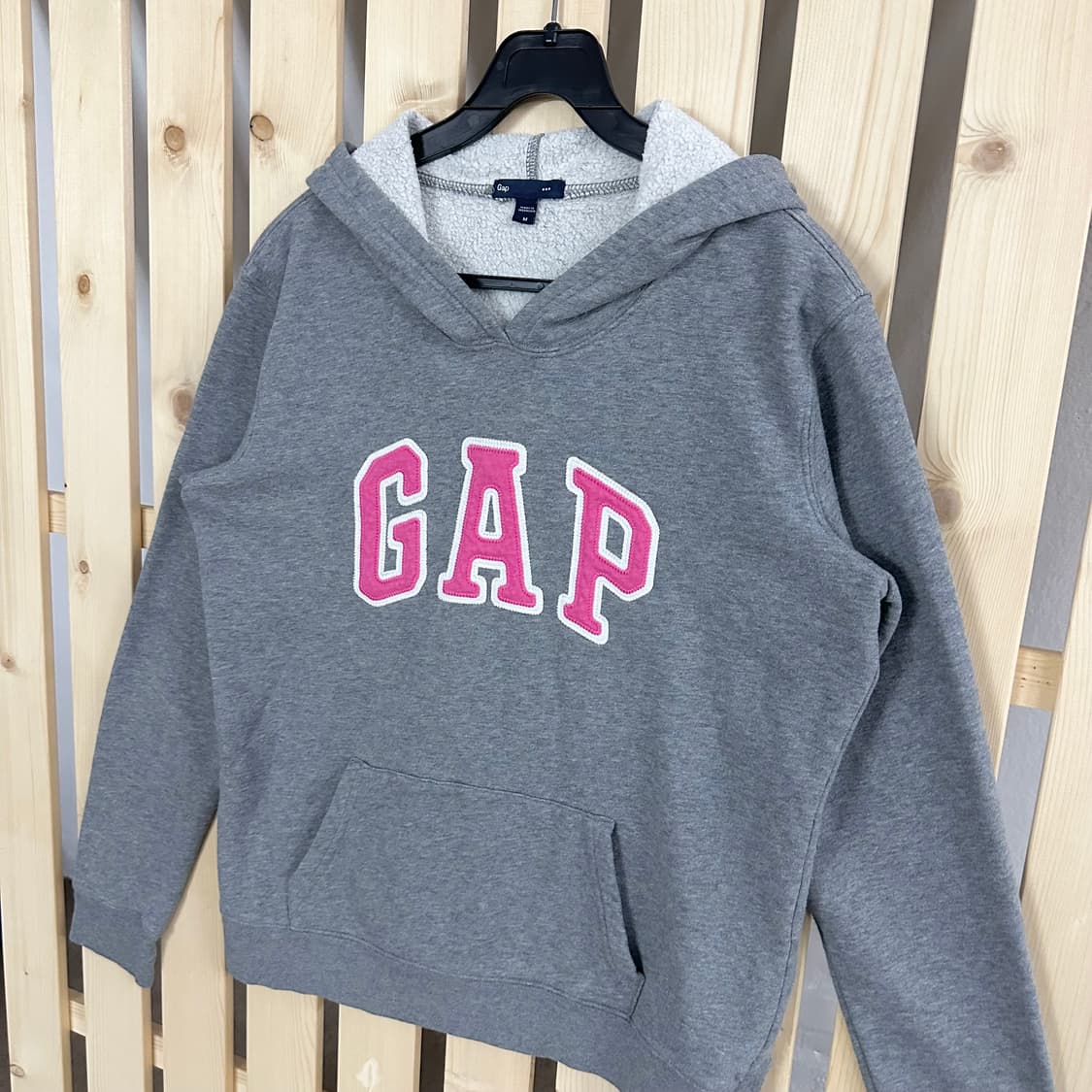 (S) GAP 갭 핑크 그레이 후드티 상품이미지2