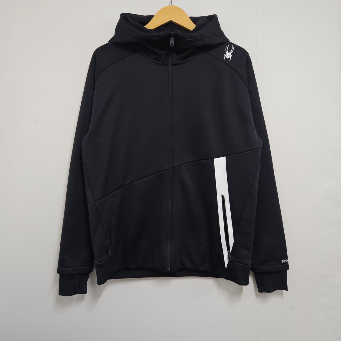 XL 105) 스파이더 기모 핑거홀 후드집업 자켓 상품이미지2