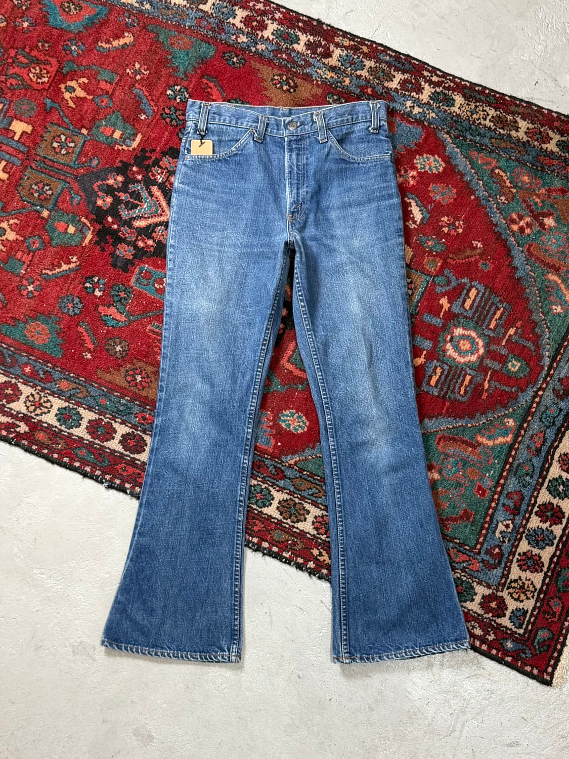 80's USA Made 빈티지 리바이스 646 벨바텀 부츠컷 오렌지탭 상품이미지2