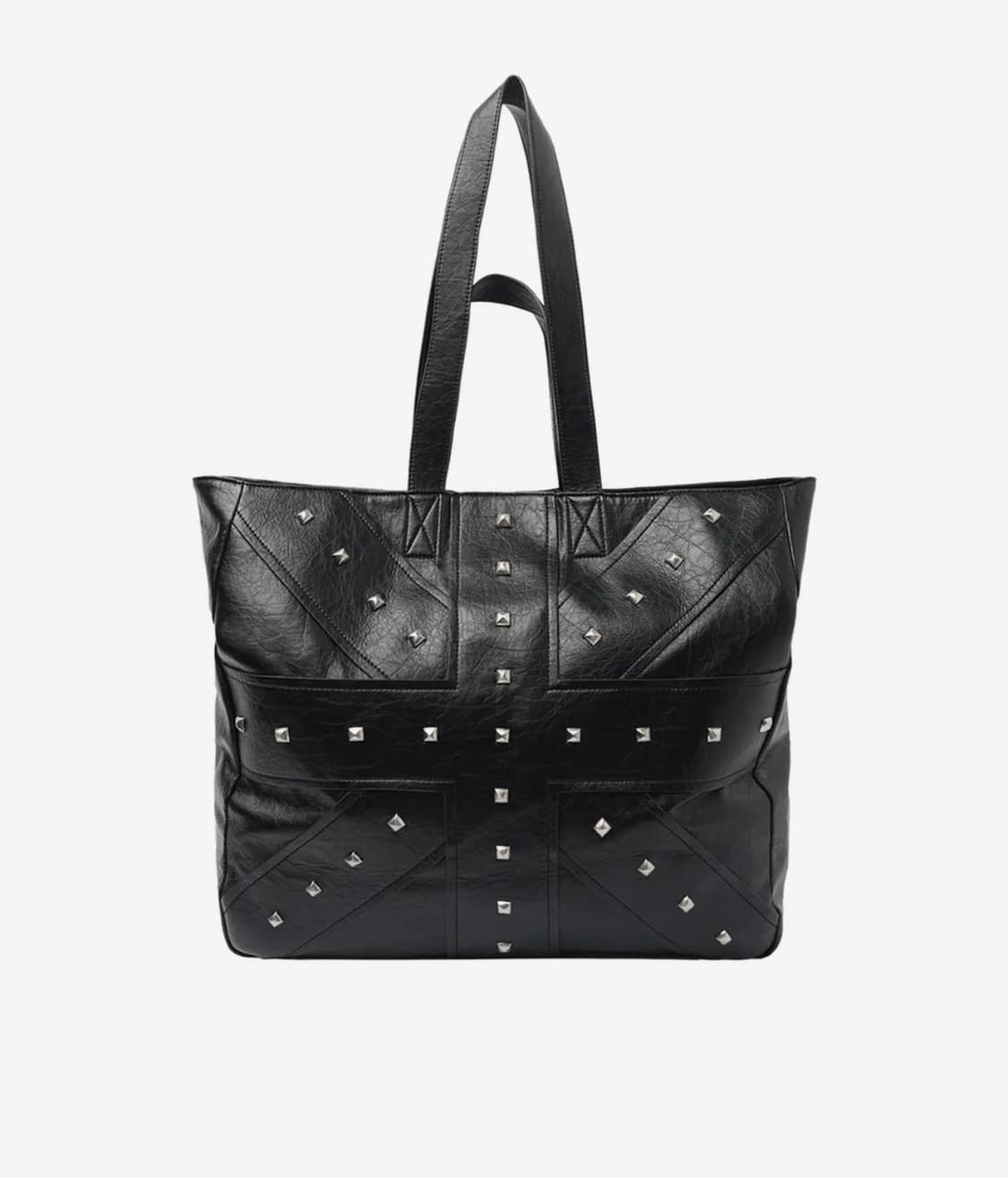 [새상품] oy 오와이 크로스라인 스터드 토트백 상품이미지1