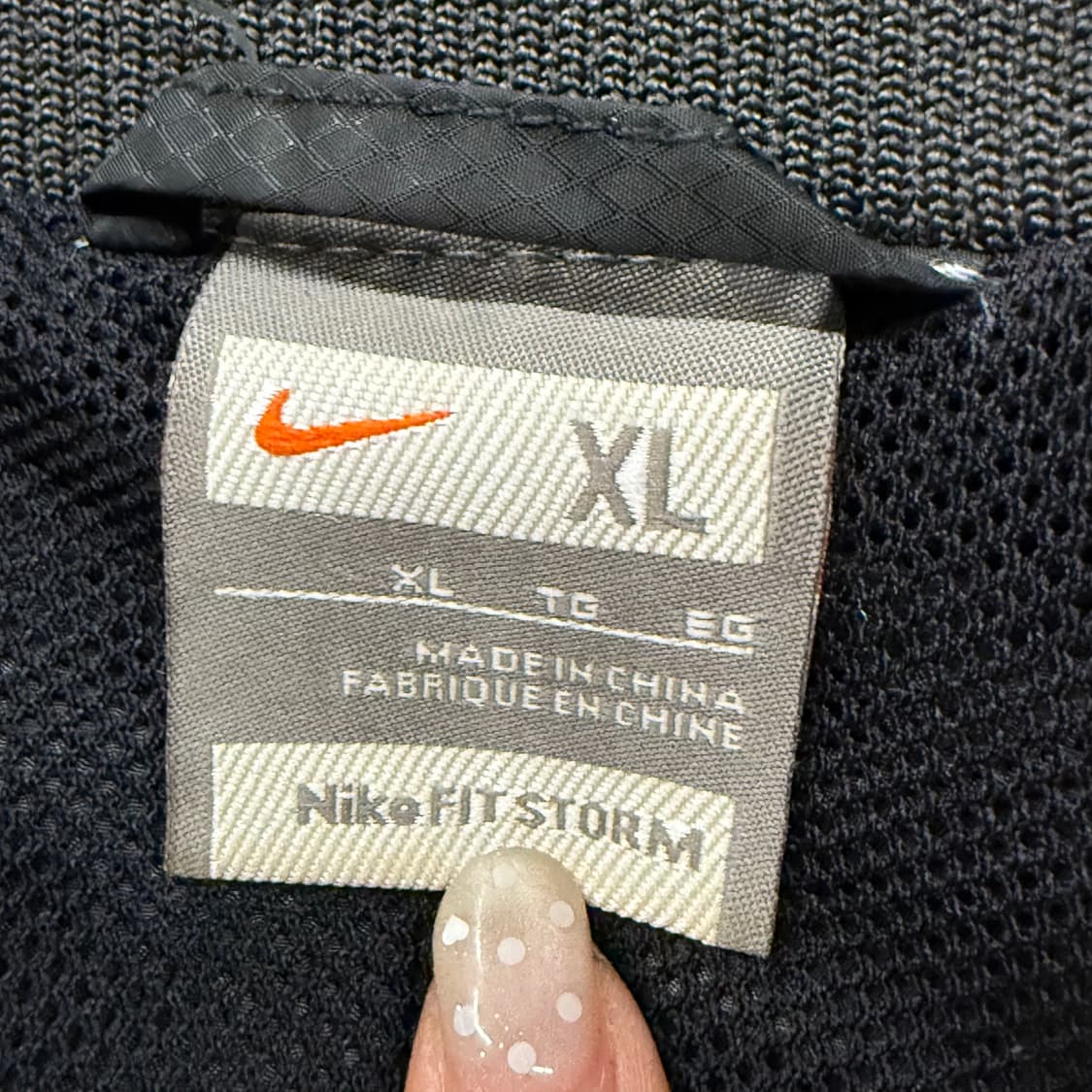 [정품/XL] 나이키 블랙 레드 바람막이 자켓 b8 상품이미지5