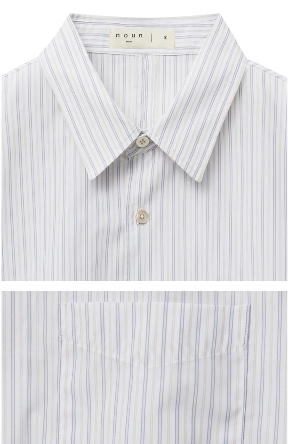 노운 스트라이프 셔츠 2사이즈 상품이미지3