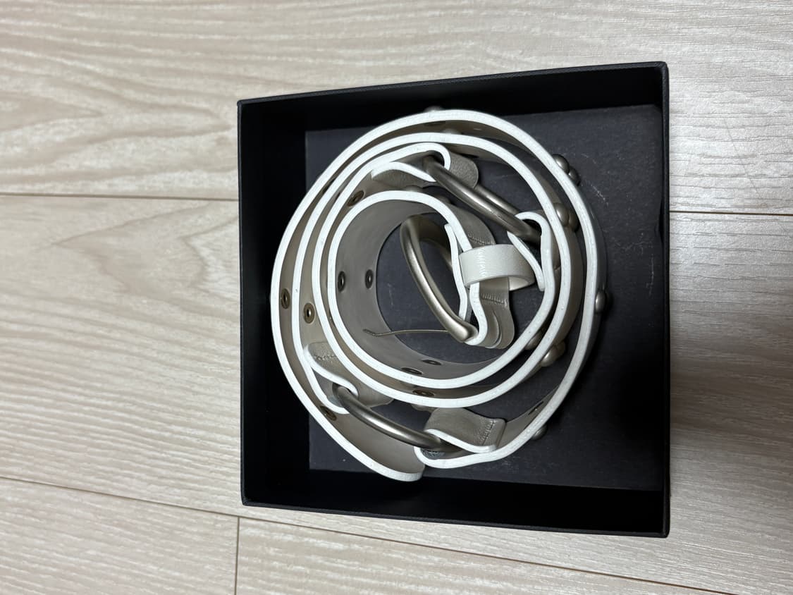 세릭 two ring rivet white 벨트 화이트 상품이미지7