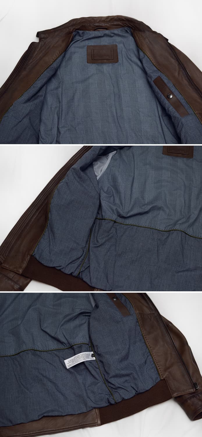 마시모두띠 파티냐 레더 A2 플라이트 자켓 (M / 95-100) 상품이미지6