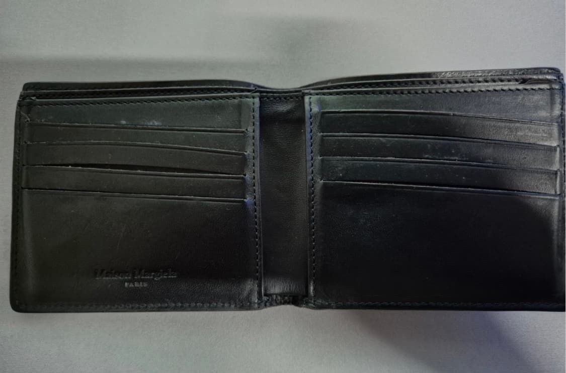 메종 마르지엘라 블랙 스티치 반지갑 상품이미지3