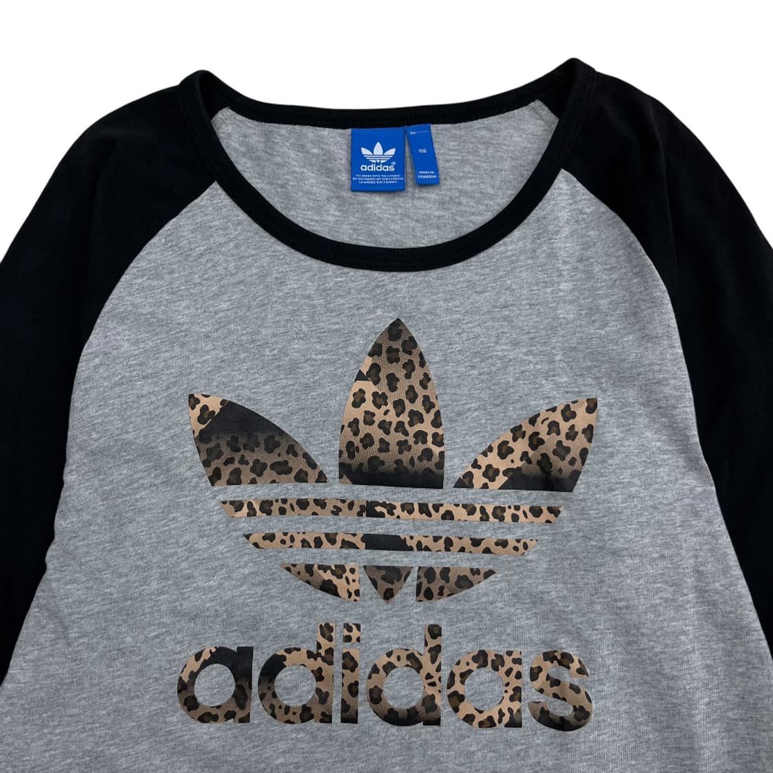 아디다스 호피 로고 블랙 나그랑 그레이 롱슬리브 100 상품이미지4