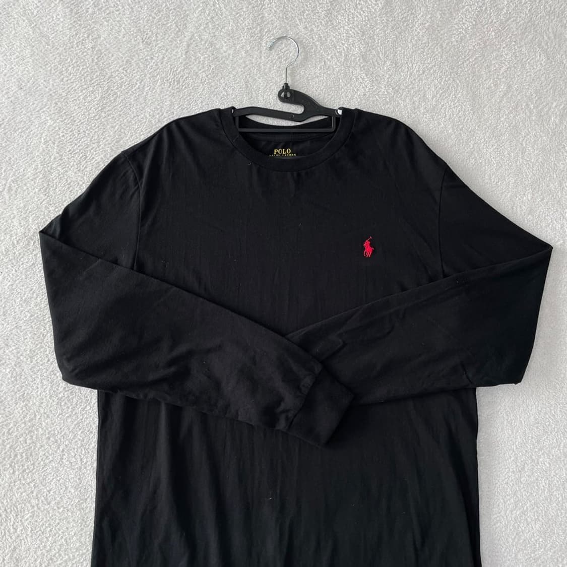 XL 폴로 롱슬리브 블랙 긴팔 상품이미지2