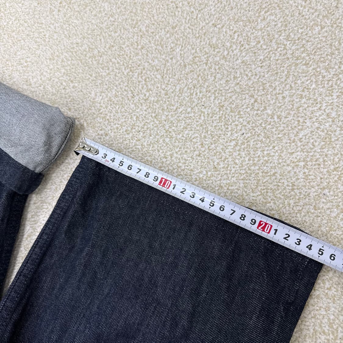 32 자라 생지 와이드 데님팬츠 0210T 상품이미지8