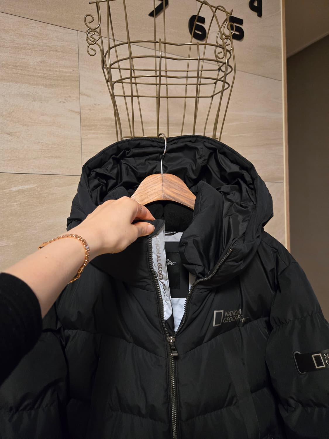 [L] 내셔널지오그래픽 남성 덕다운 패딩 상품이미지5