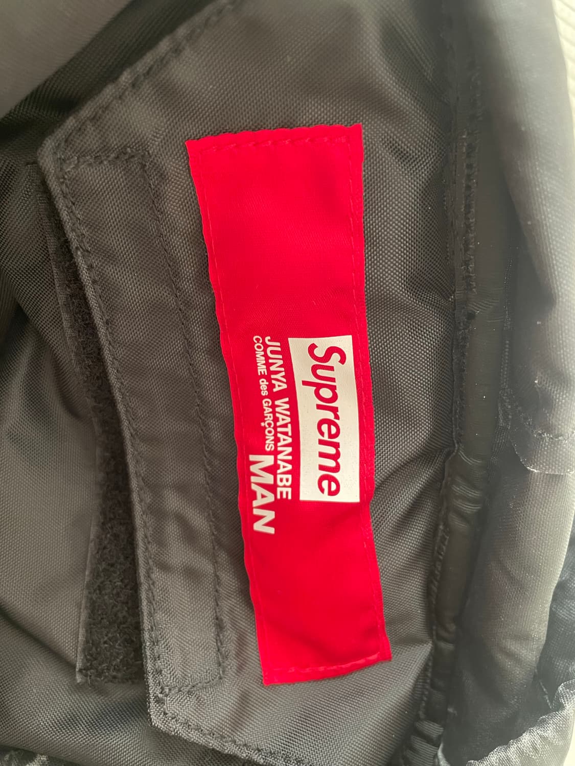 슈프림 x 꼼데가르송 준야 와타나베 맨 패치워크 백팩 블랙 상품이미지3