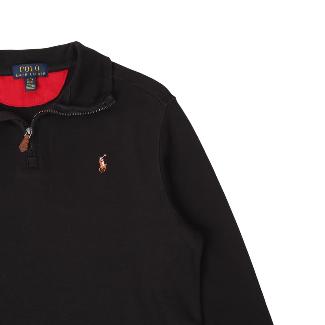 폴로 랄프로렌 블랙 하프집업 니트 스웻셔츠 상품이미지3