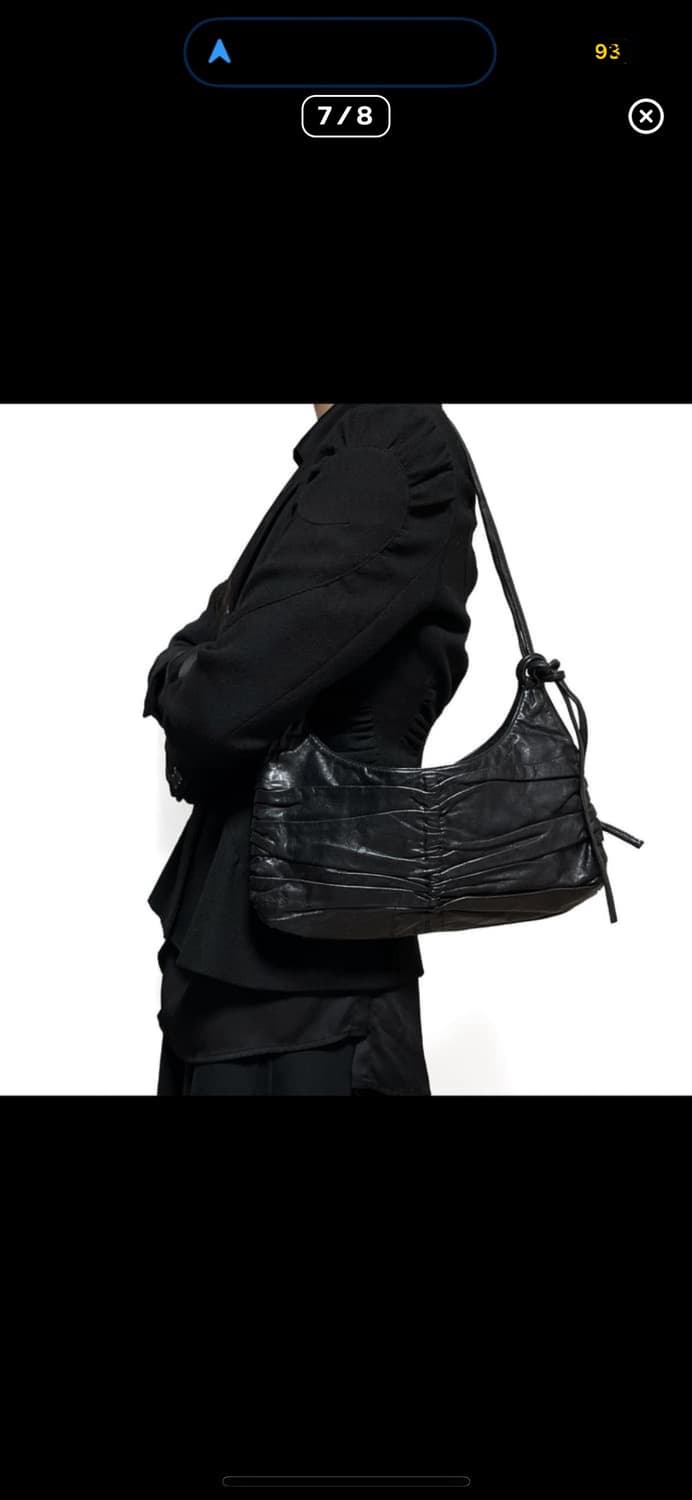 츠모리치사토 링클 레더백 상품이미지1