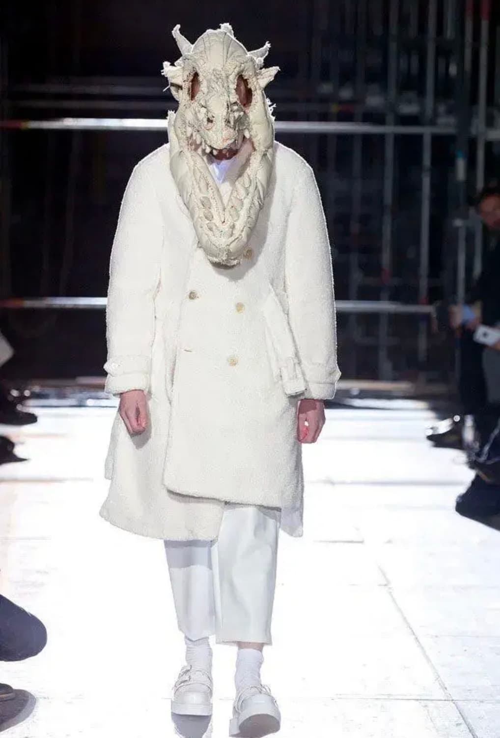 꼼데가르송 옴므플러스/  18aw 시어링 코트 / M 상품이미지3