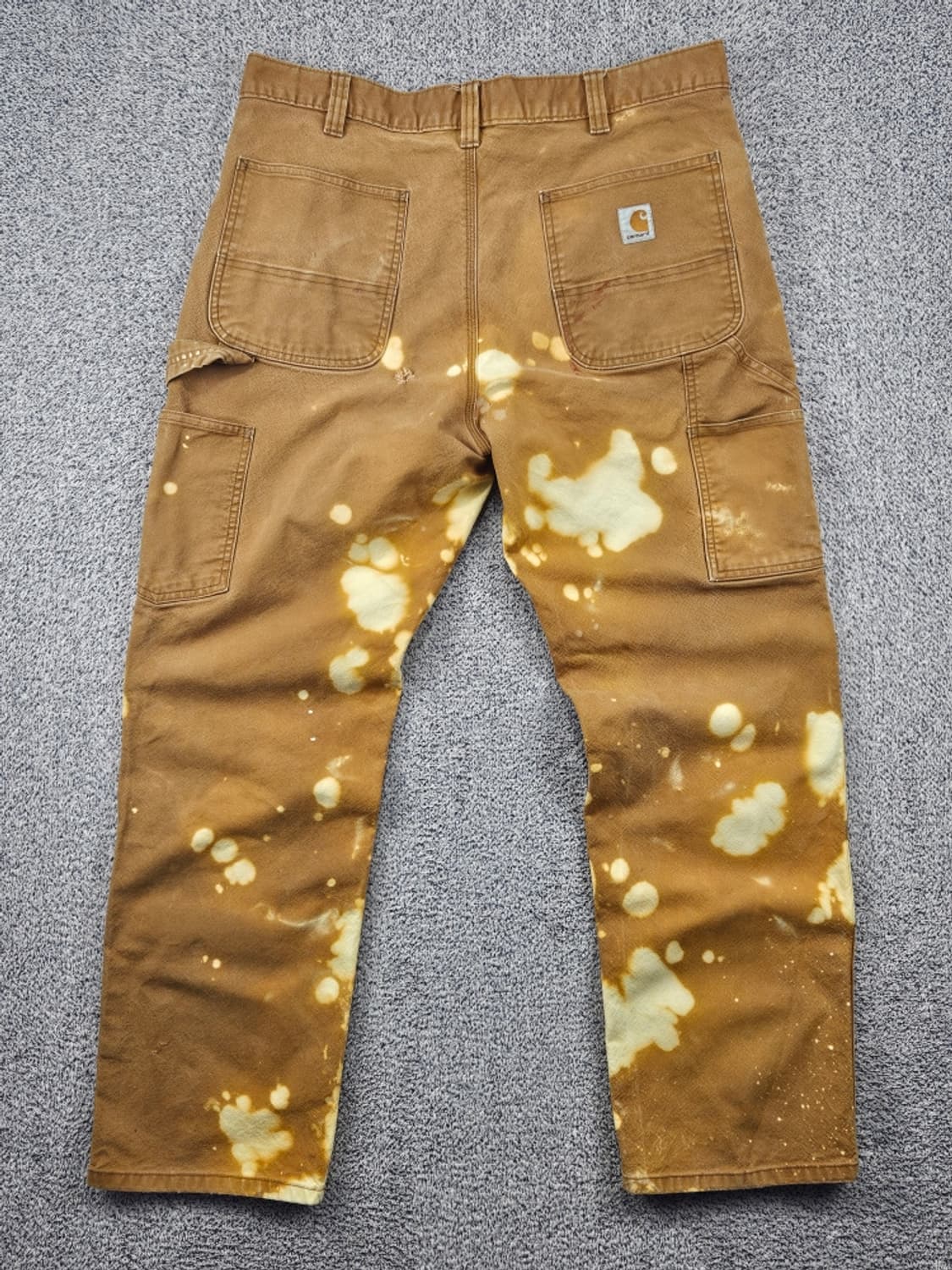 칼하트 덕캔버스 싱글니 카펜터 워크팬츠 커스텀 (36X32)/ 11739 상품이미지4