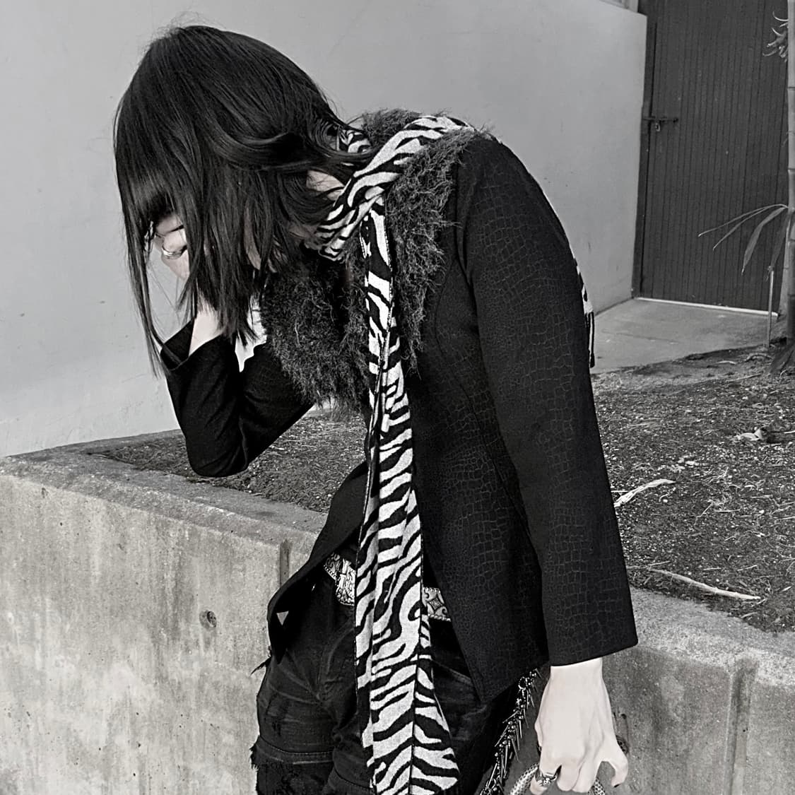 Phython fur jacket vkei v-kei 상품이미지3