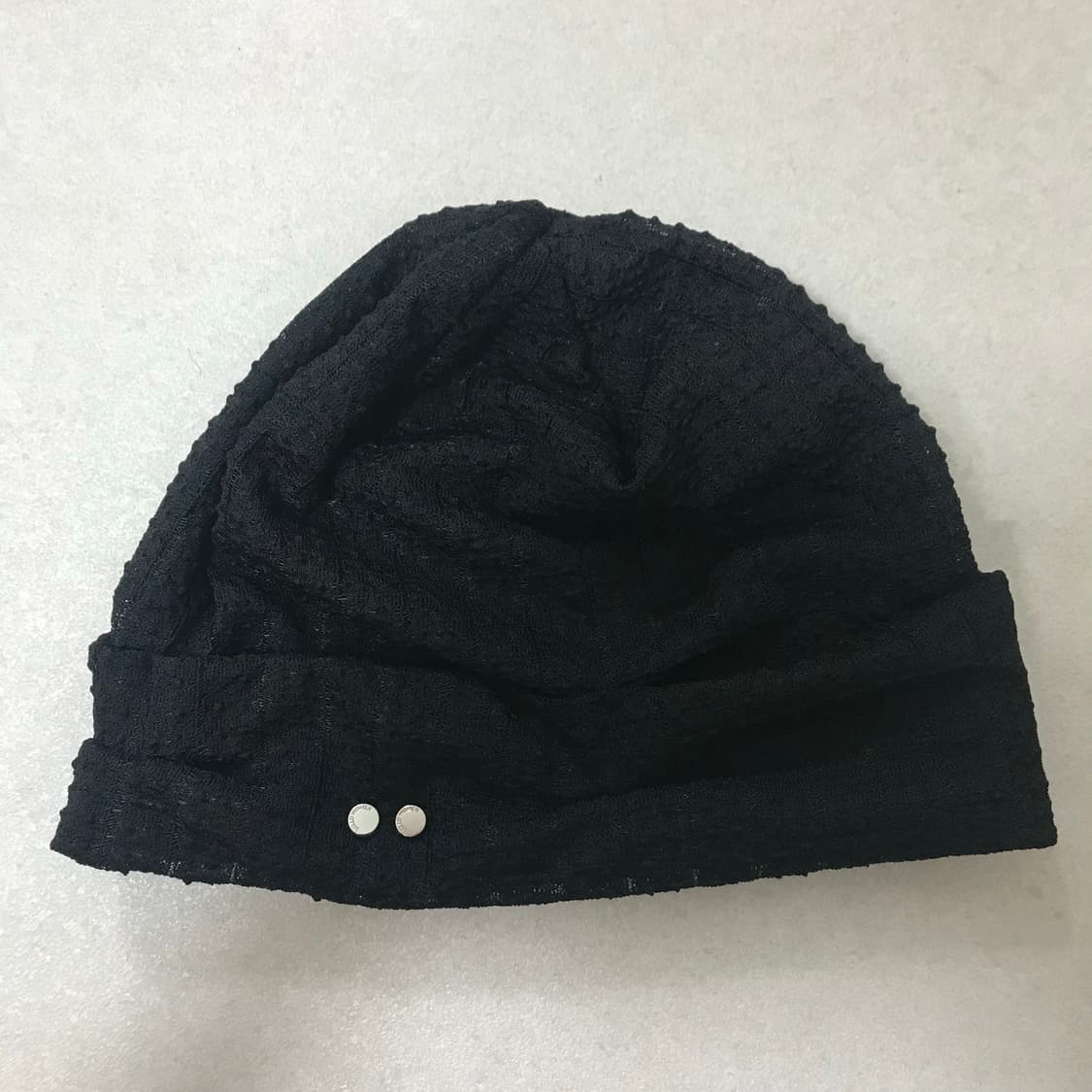 밀로우먼 심볼 레이스 비니 블랙 상품이미지2