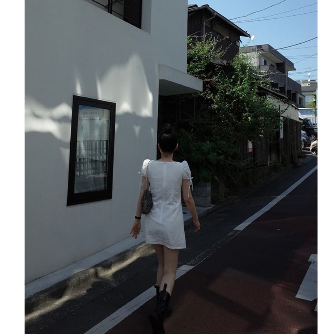 택포)프레클 원피스 flower needlepoint mini dress 상품이미지4