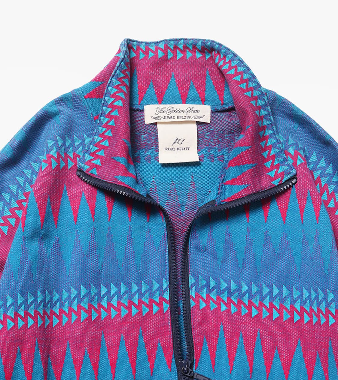 REMI RELIEF - NATIVE JACQUARD HALF ZIP 상품이미지5