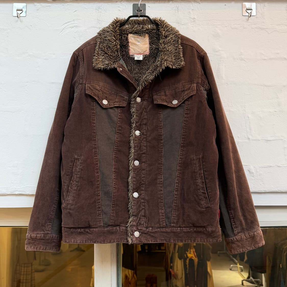 Conquest 코듀로이 셰르파 트러커 자켓 L 상품이미지1