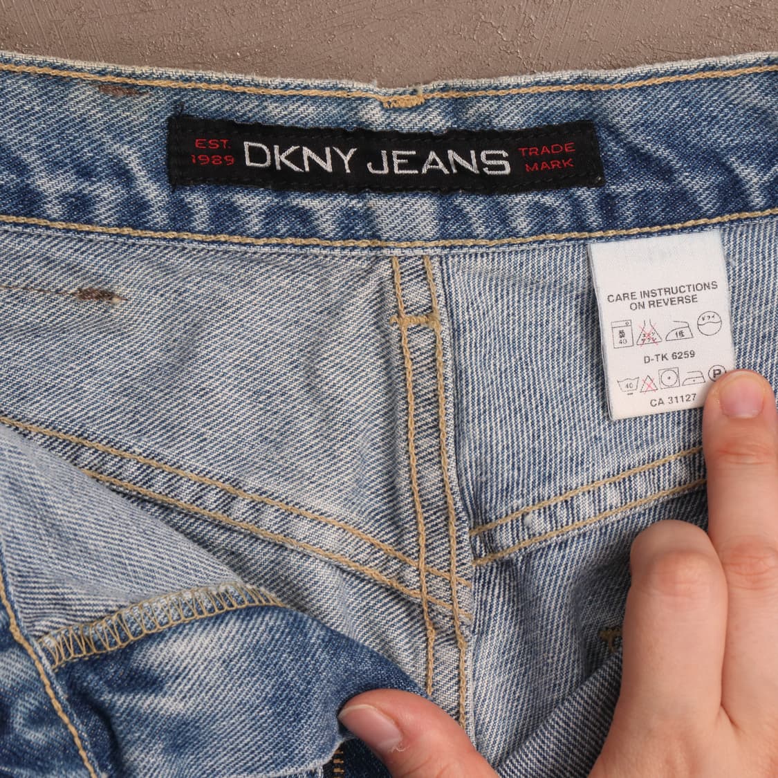 DKNY 연청 페이드 데님팬츠 a1122 상품이미지4