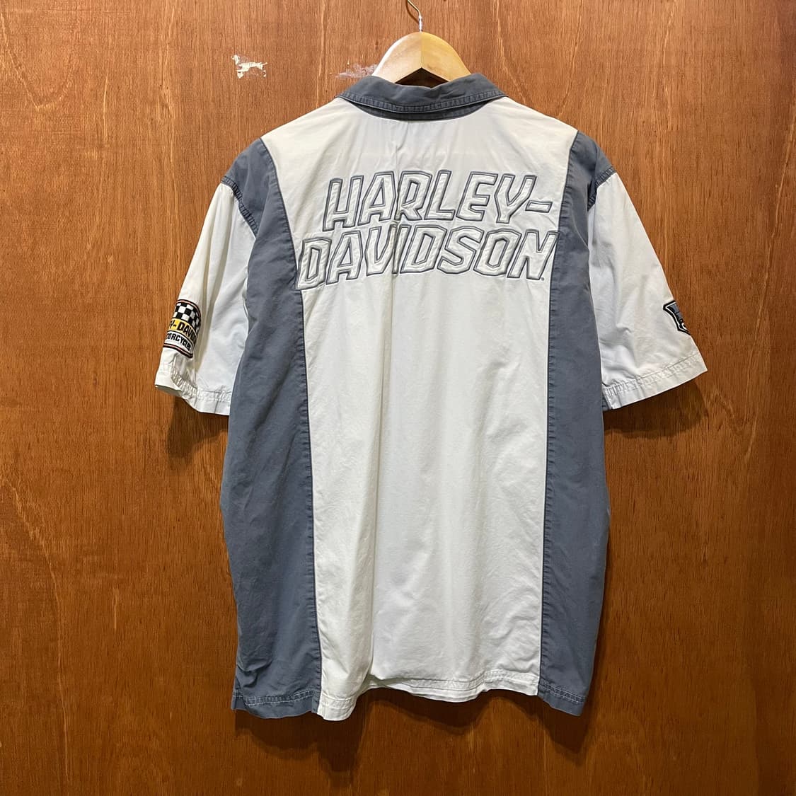 (XL) Harley Davidson 할리 자수 반팔 셔츠 상품이미지2