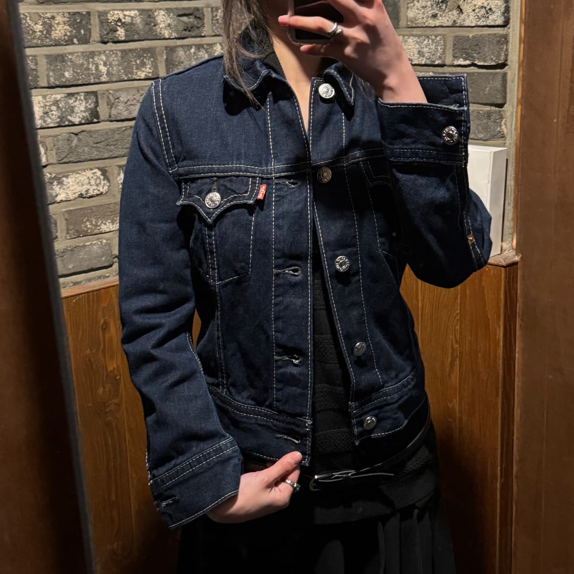 M) 리바이스 아이코닉 데님자켓 TYPE 1 진청 데님 청자켓 상품이미지9