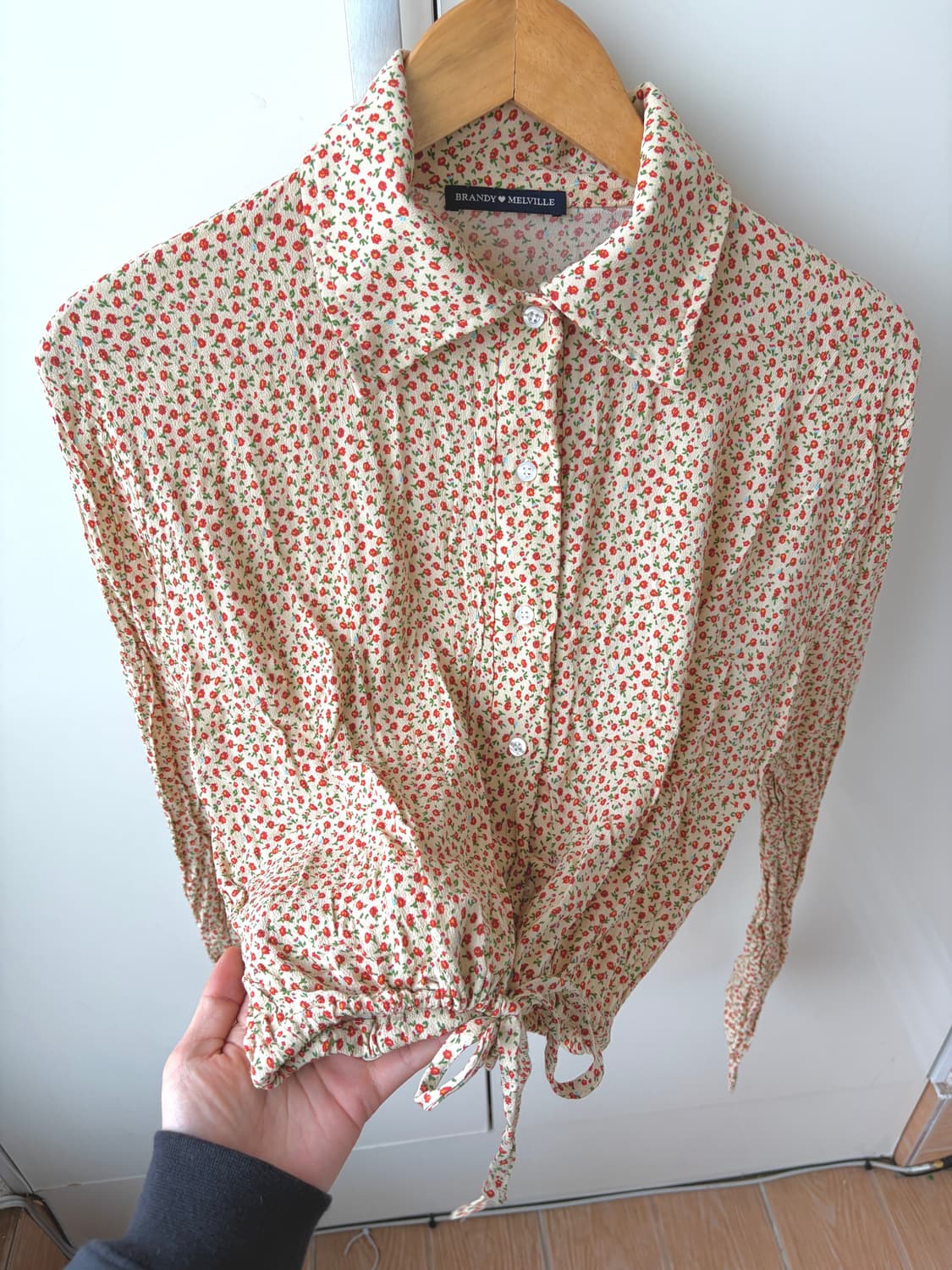 브랜디멜빌 잔꽃 셔츠 블라우스 상품이미지2