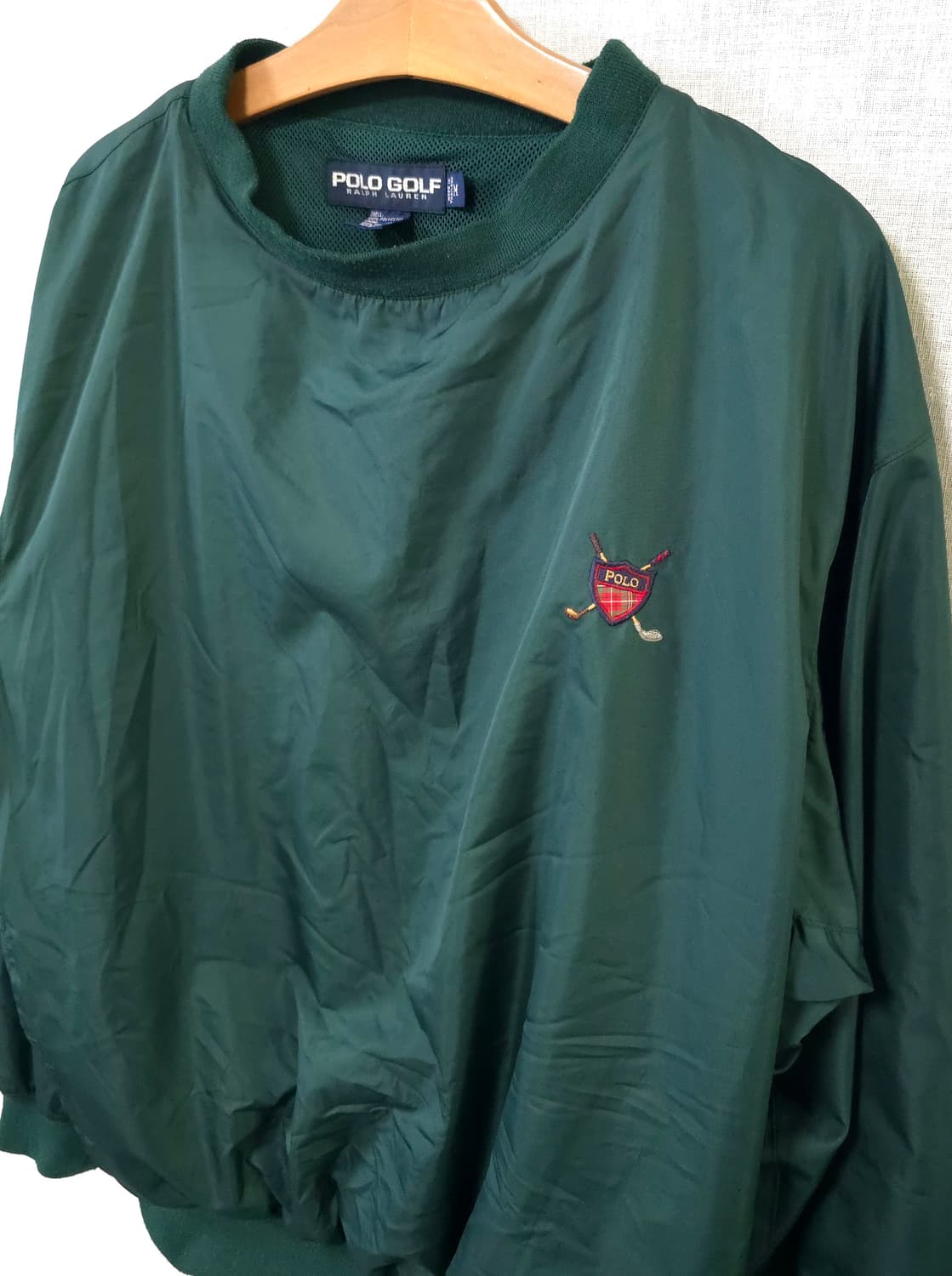 폴로 골프 랄프로렌 웜업 바람막이 오버핏 크루넥 풀오버  105 110  상품이미지4