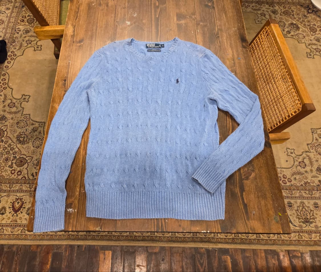 폴로랄프로렌 실크 케이블니트 상품이미지1