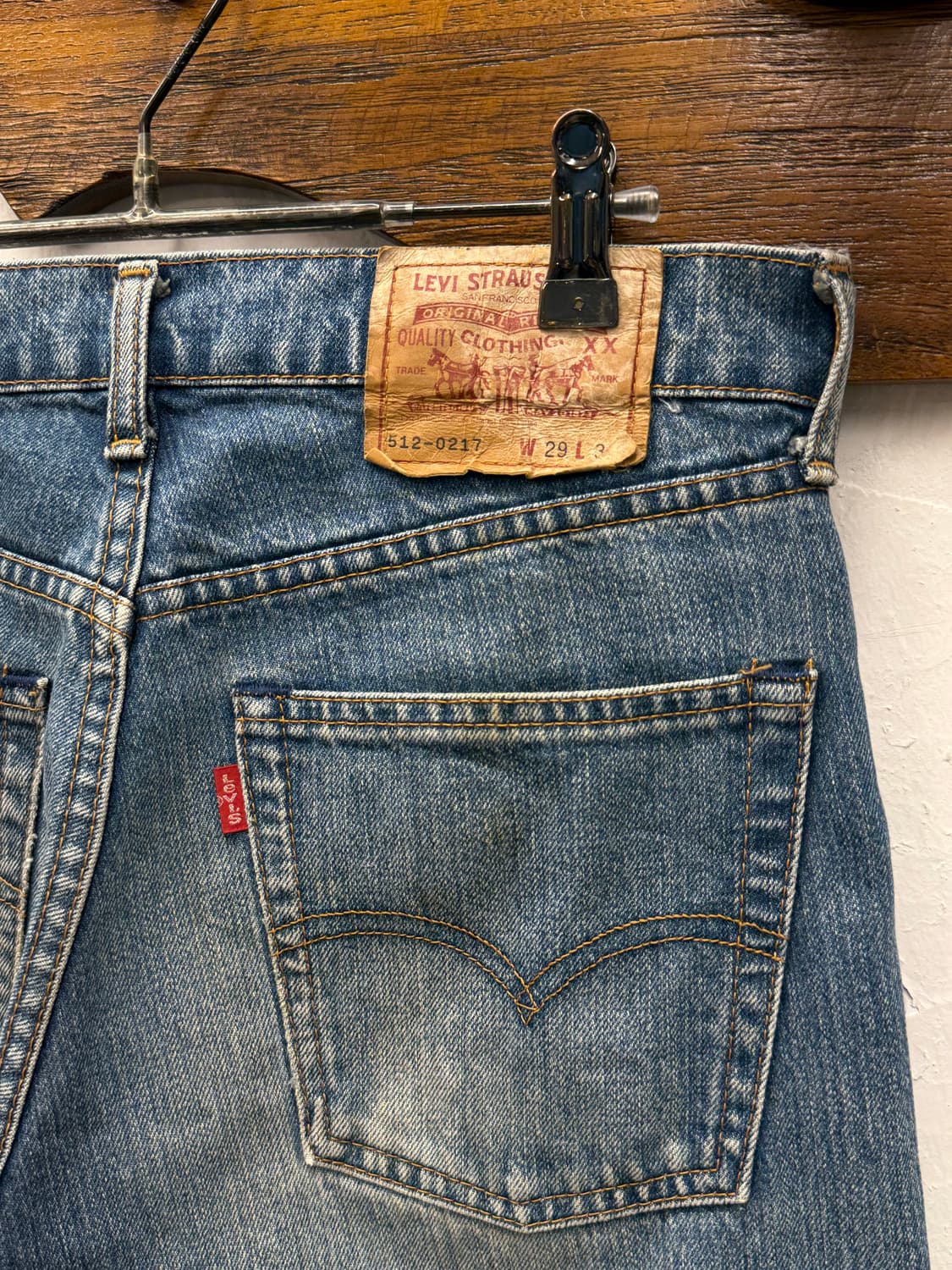 90s Japan Levi’s 512 Straight Denim 상품이미지3