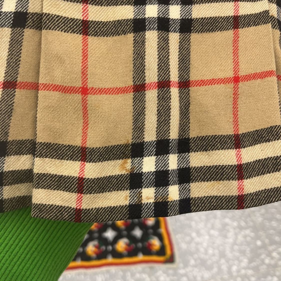 버버리 빈티지 모리 노바체크 울 미니스커트 24인치 C08273 상품이미지5