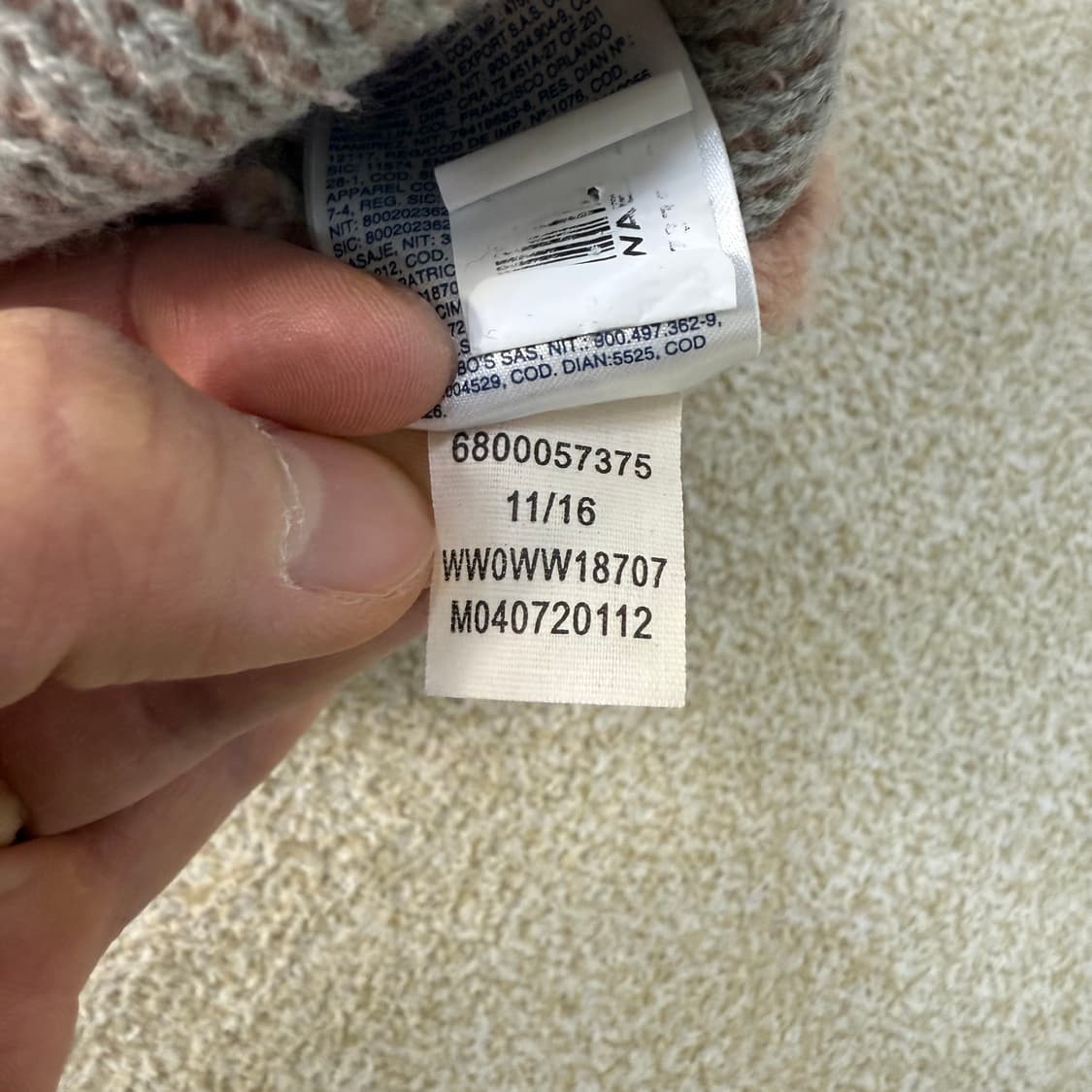 [S] 타미힐피거 여성 핑크 니트 롱 자켓 0105T1 상품이미지5