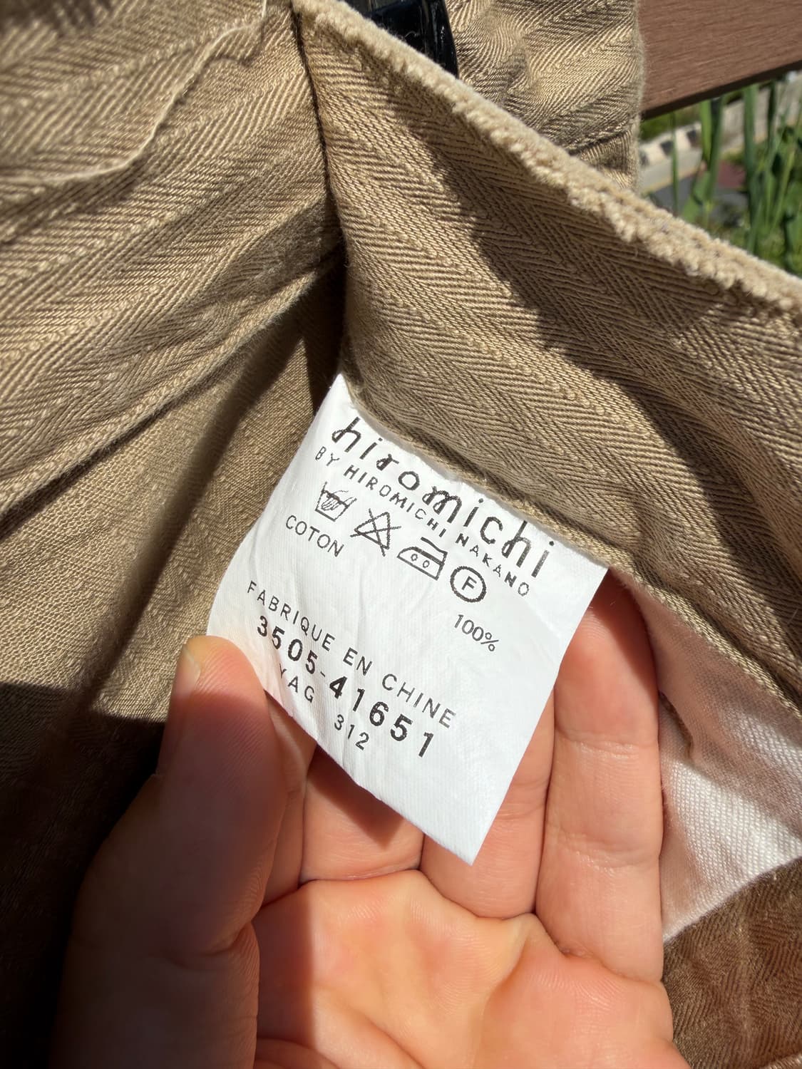 Hiromichi Nakano Herringbone WideLeg(30) 상품이미지8