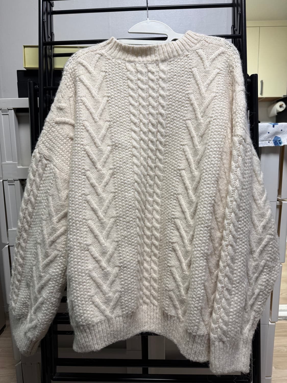 29cm 구매) L'EAU 로우 케이블 니트 - 아이보리 상품이미지3