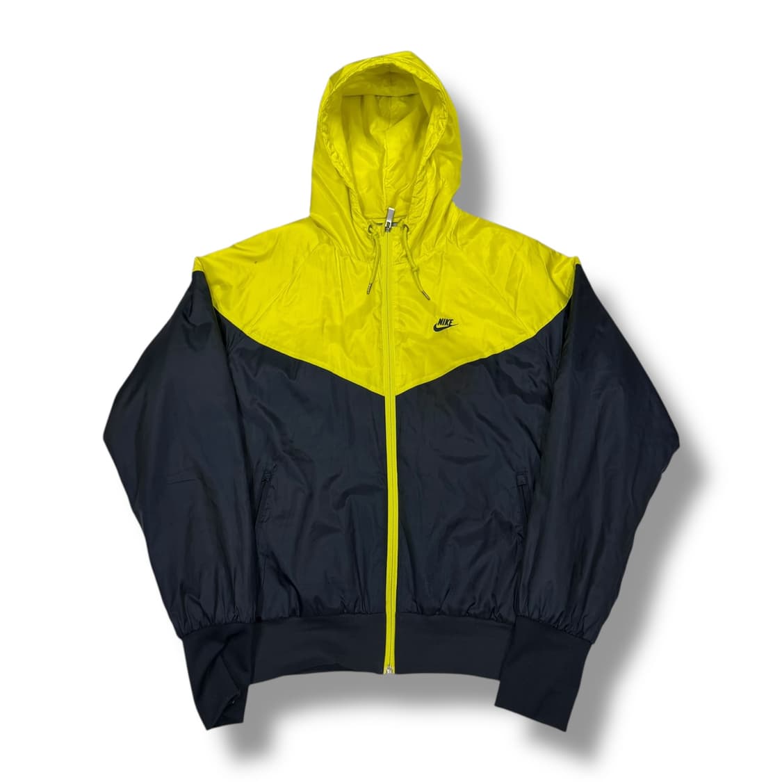 Nike 네이비 옐로우 배색 윈드러너 자켓  상품이미지2