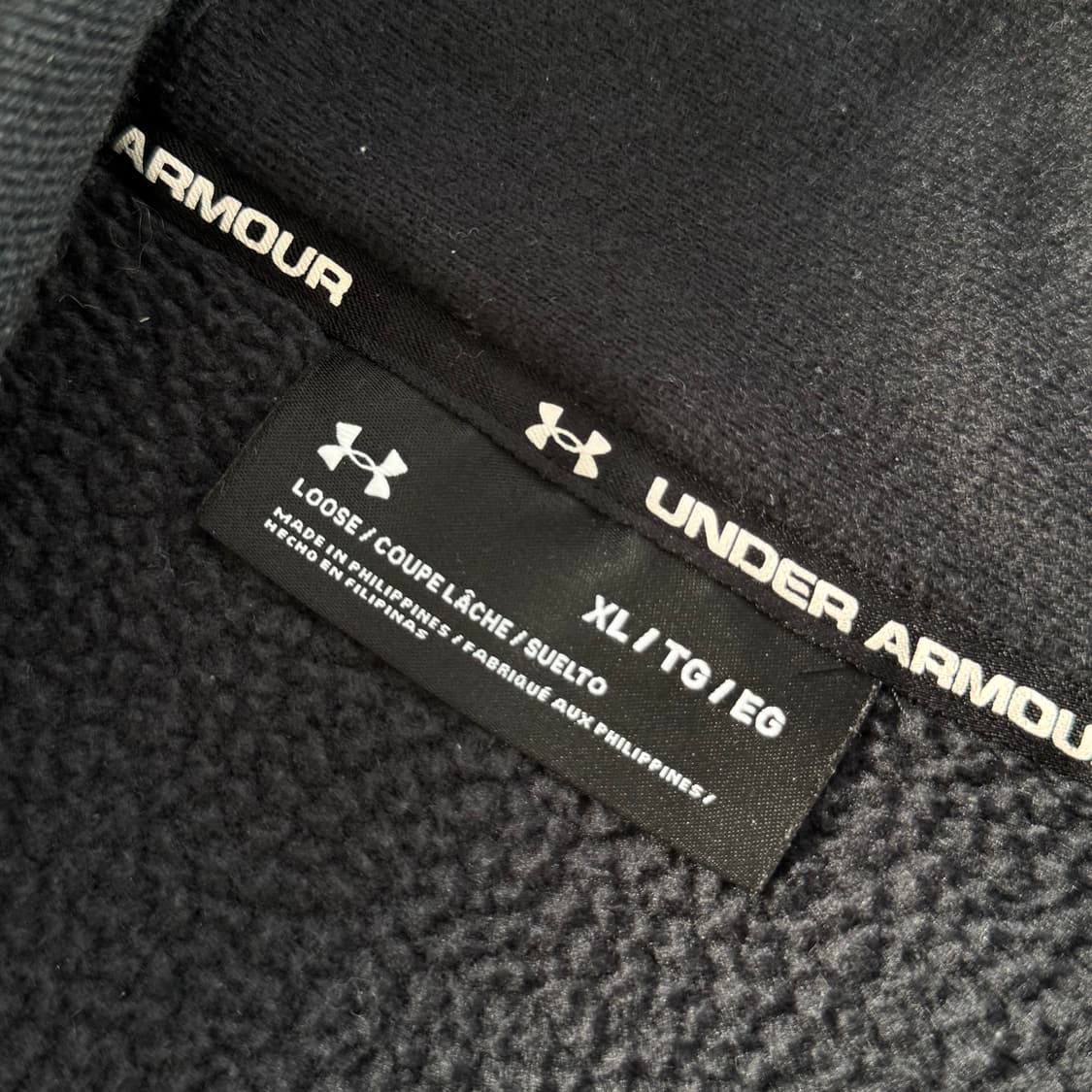 언더아머 플리스 후드집업 XL 상품이미지4