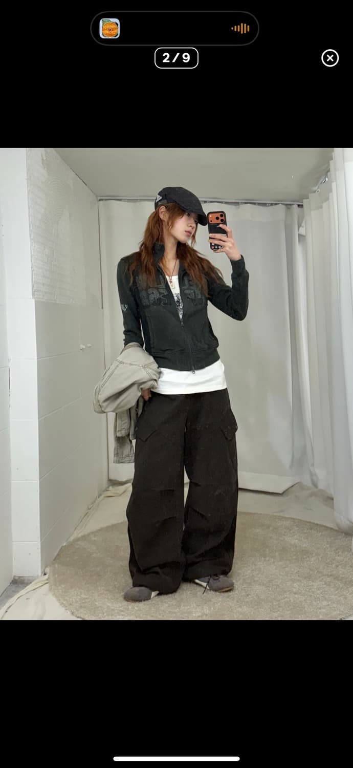 스윙잉서울  홀리스터 야상 자켓 카키 데일리 그런지 힙 코디 세트 상품이미지2