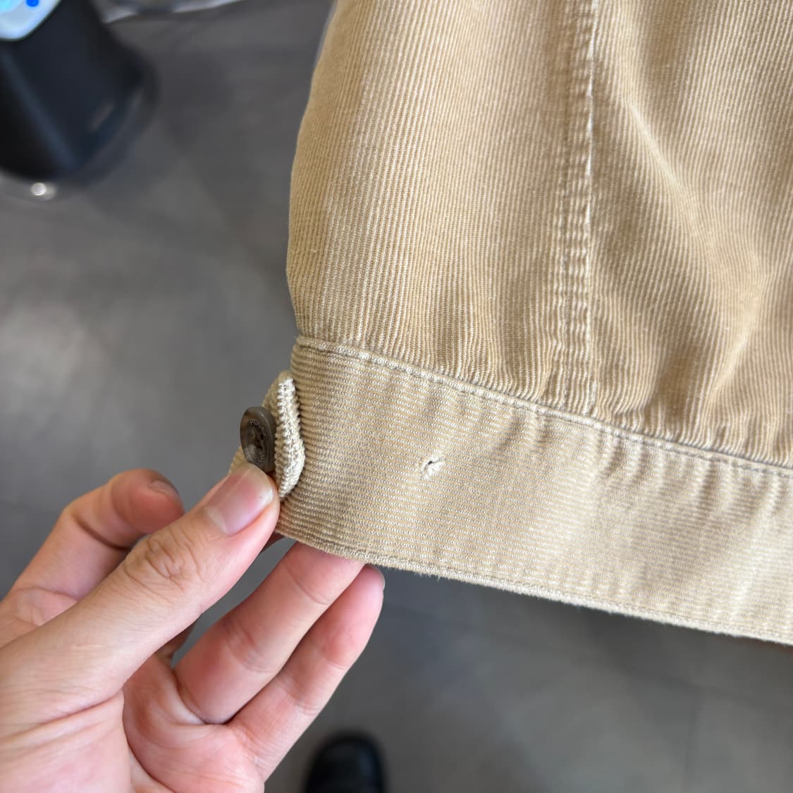 폴로 골드 베이지 코듀로이 스윙톱 자켓 상품이미지10