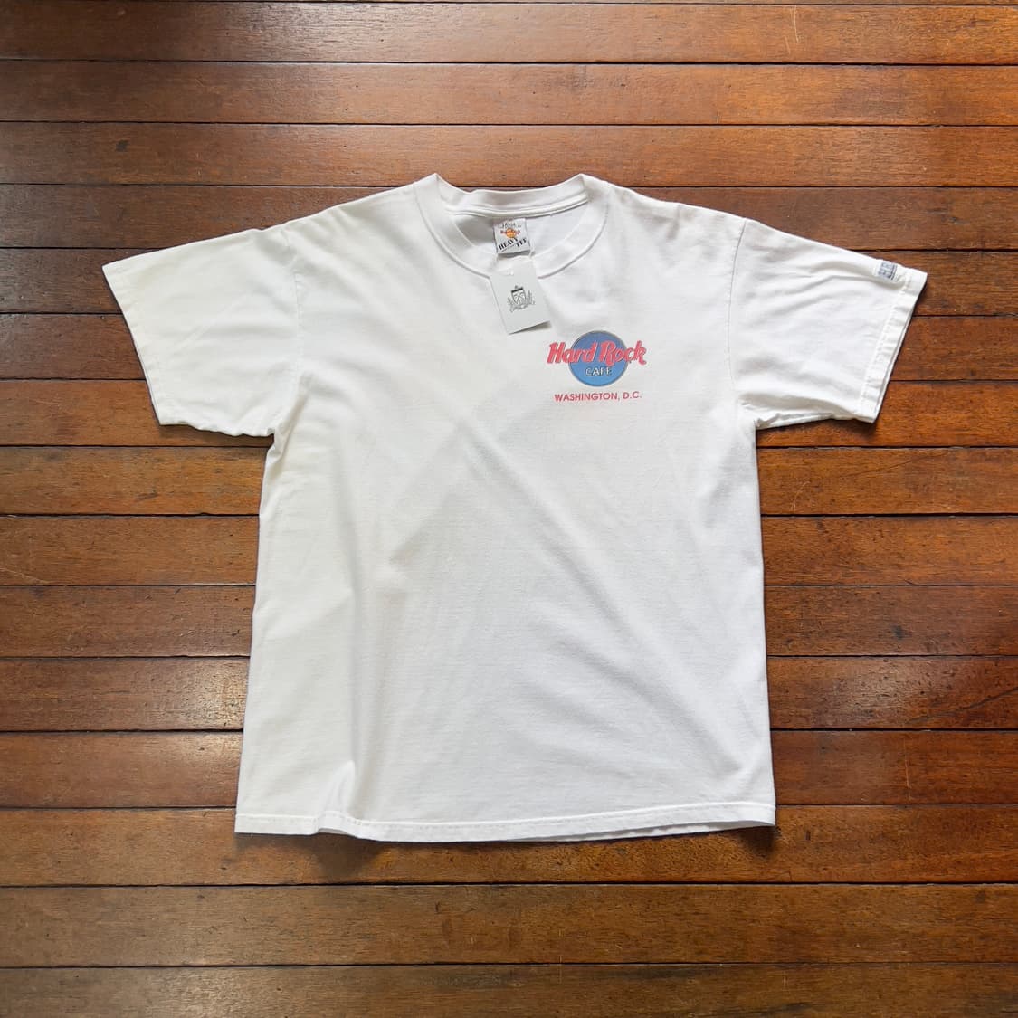 90's 하드락 카페 헤비티 워싱턴 DC 반팔 티셔츠 상품이미지1