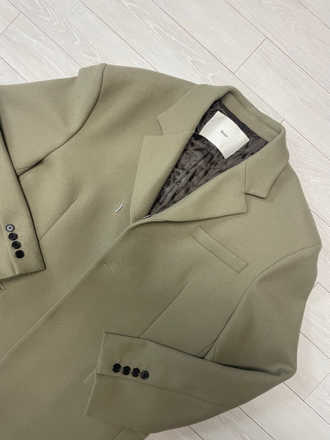 던스트 UNISEX 2-WAY 3 BUTTON HEAVY WOOL BLA 상품이미지1