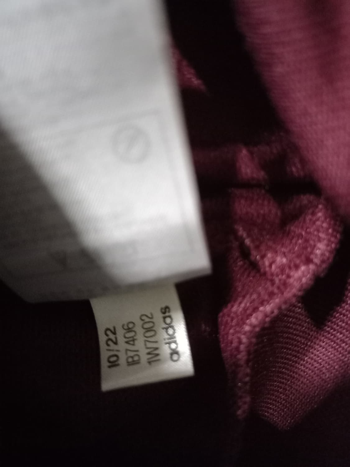 아디다스 파이어버드 버건디 트랙탑 저지 져지집업 90/S 상품이미지6