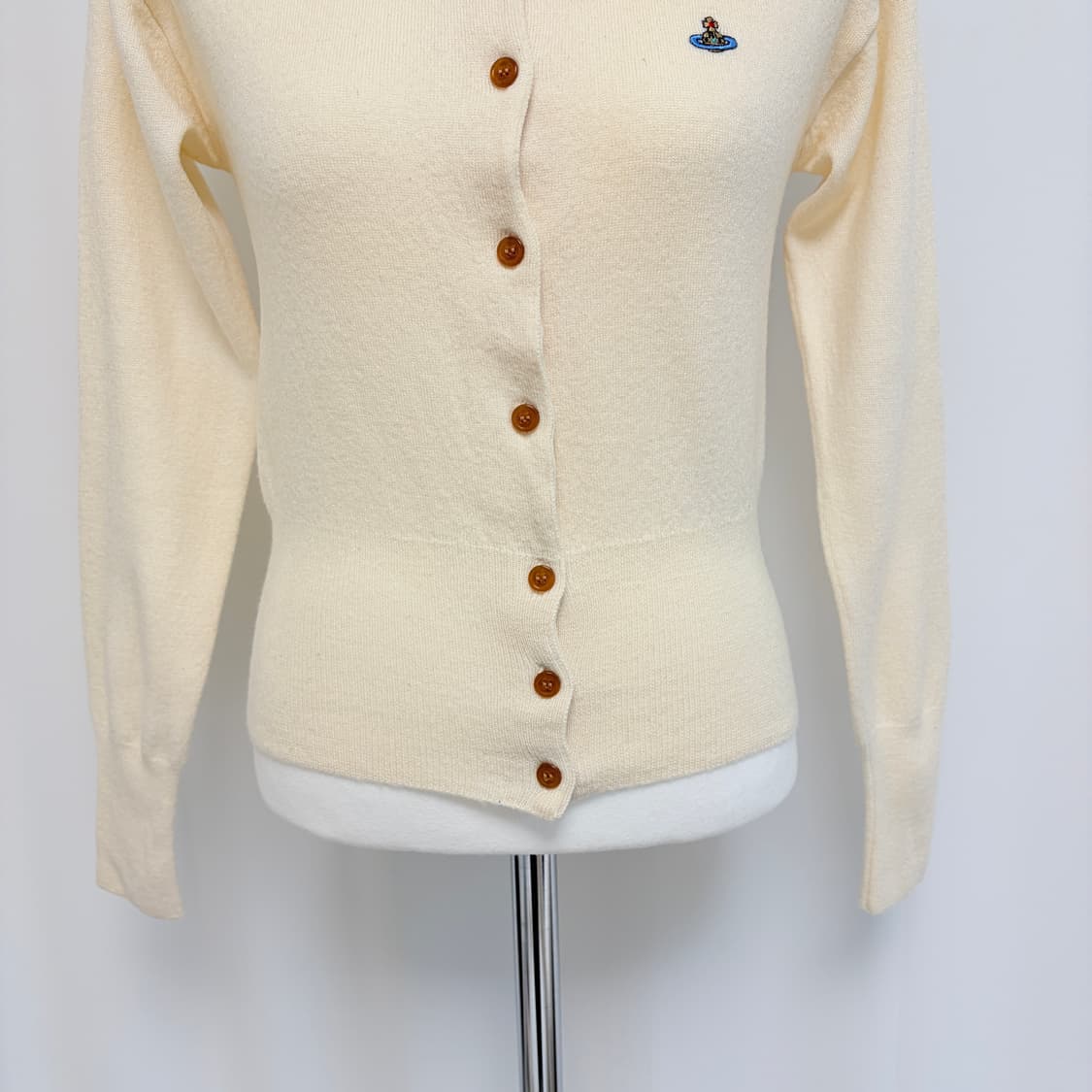 비비안웨스트우드 미니 로고 울 가디건 상품이미지8