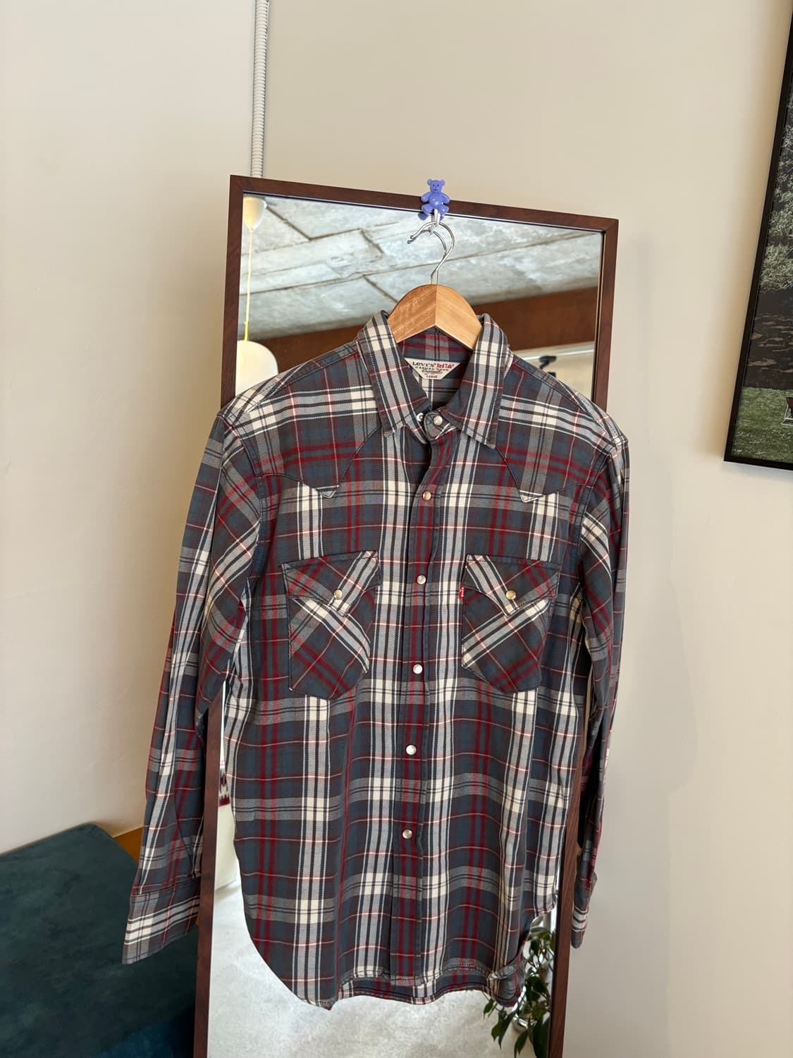 리바이스 레드탭 웨스턴 체크 셔츠 상품이미지1