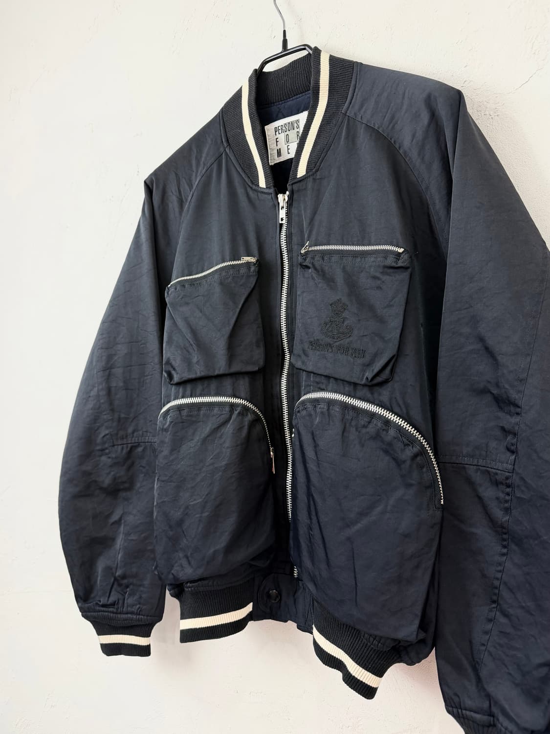 80s PERSON's FOR MEN 3D 카고 봄버 상품이미지1