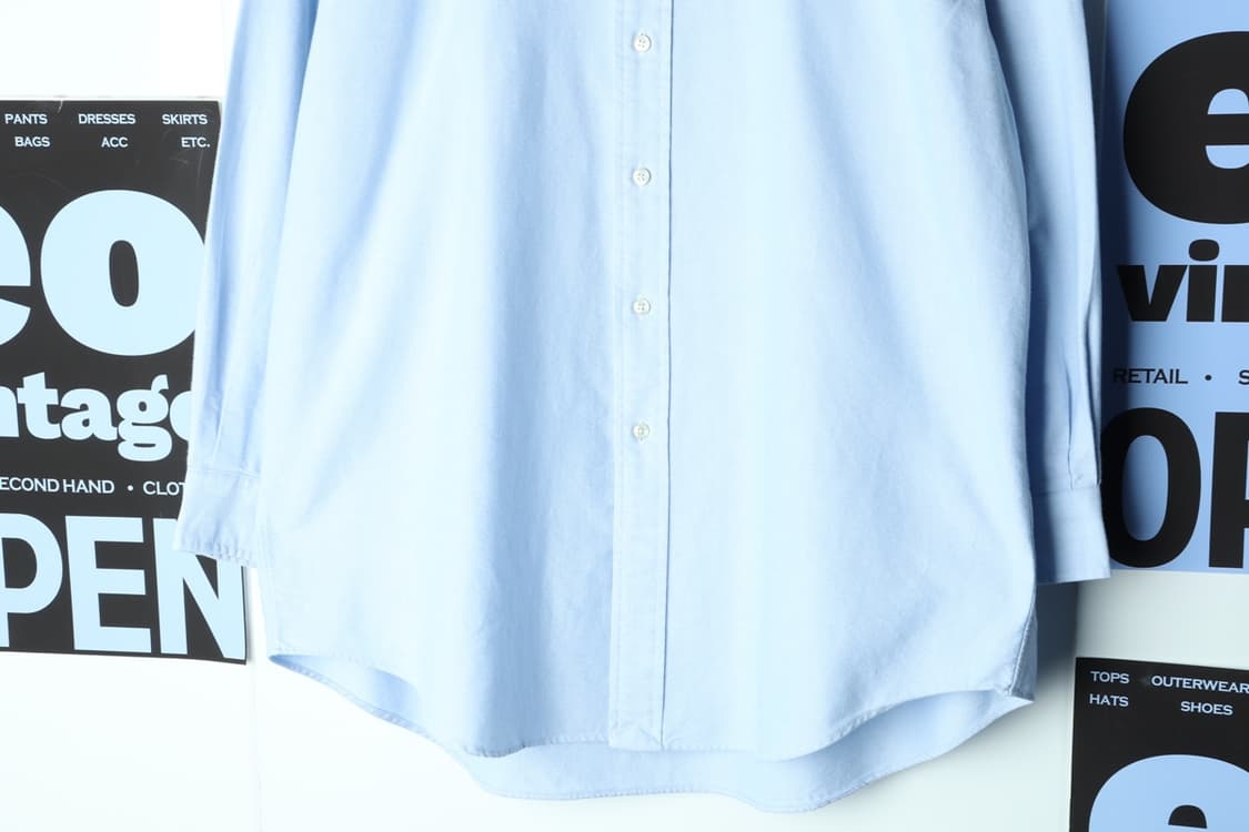 (XL-2XL) 폴로 랄프로렌 셔츠 남방 USA 90S 블루-H31847 상품이미지4