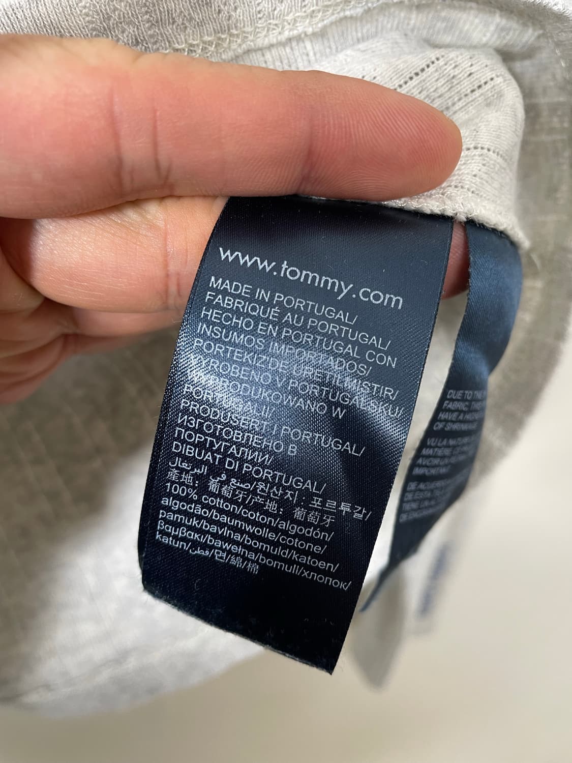 타미Tommy 니트 티셔츠 M - T3 상품이미지5