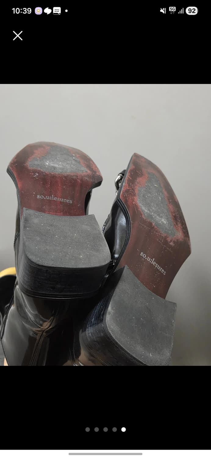 쏘유레슈어 collage 체인 부츠 260 상품이미지6