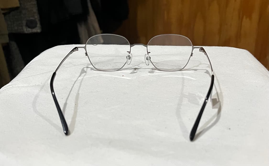 Blink real-ize classic silver glasses 상품이미지3